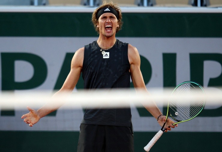 Adam Pretty/Getty Images - Zverev continua firme na França