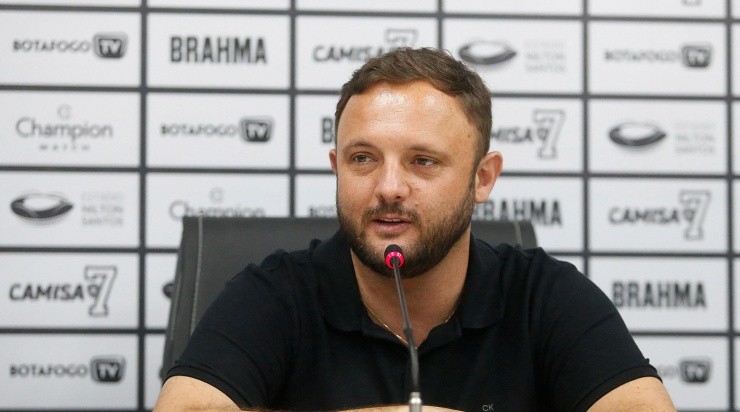 Torcida do Botaofogo perdeu a paciência com o trabalho de André Mazzuco. Foto: Vitor Silva/ Flickr oficial Botafogo