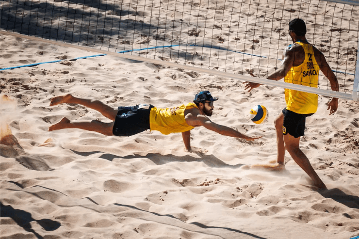 André e George — Foto: FIVB