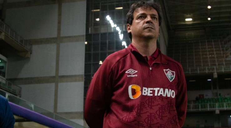 Foto: Marcelo Gonçalves/Fluminense FC/Divulgação - Diniz: técnico minimizou discussão entre os jogadores