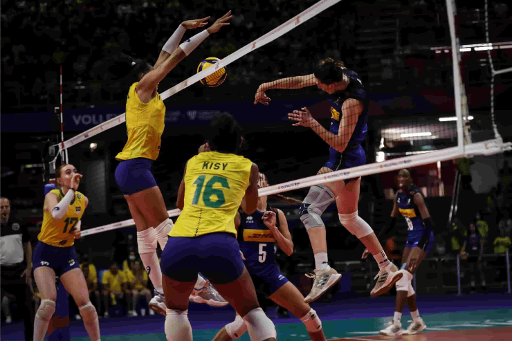 Brasil x Itália pela Liga das Nações - Foto: Divulgação FIVB