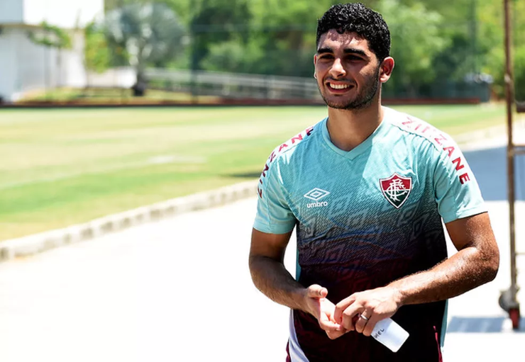 Michel Araújo ainda tem contrato com o Fluminense até 2023 — Foto: Mailson Santana / Fluminense FC