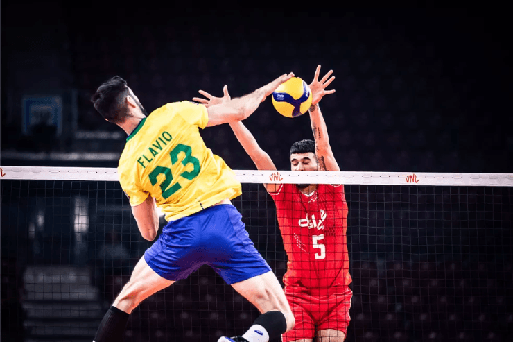 Brasil Irã Liga das Nações de Vôlei — Foto: Divulgação/FIVB