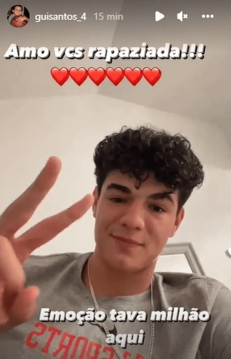 Gui Santos NBA — Foto: Reprodução instagram