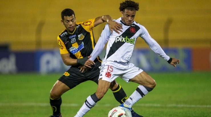 Foto: Daniel Ramalho/CRVG/Divulgação - Figueiredo: jovem atuou na referência do ataque contra Novorizontino