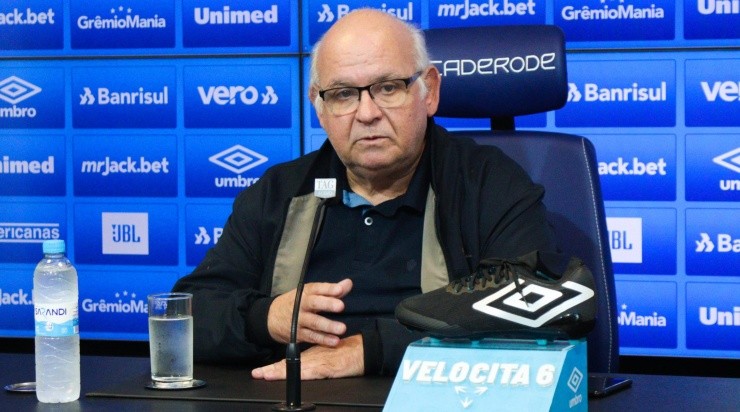 Foto: Rodrigo Fatturi/Grêmio/Divulgação - Bolzan: presidente não vê necessidade de contratação de um meia