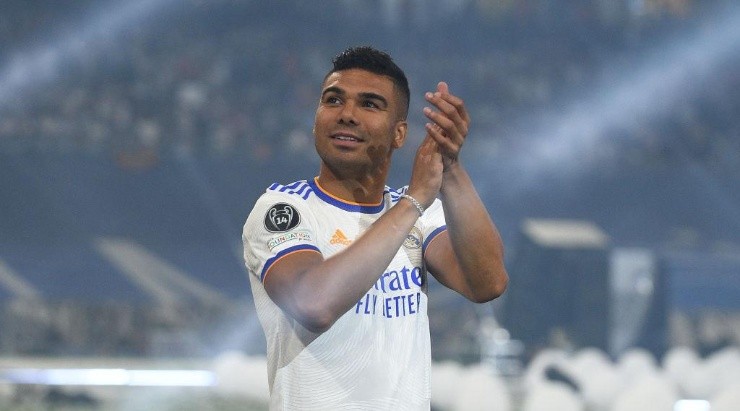 Casemiro elogiou o técnico Abel Ferreira. Foto:Denis Doyle/Getty Images