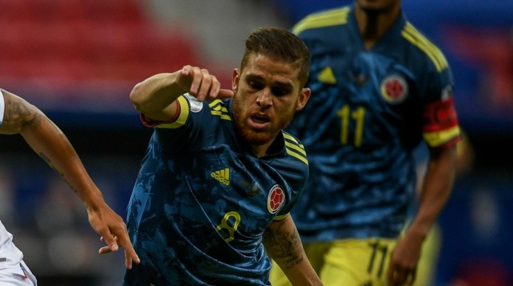 Foto: Mateus Bonomi/AGIF - Cuellar joga pela Seleção da Colômbia.