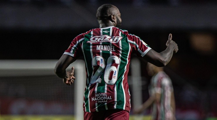 Foto: Marcelo Gonçalves/Fluminense FC/Divulgação - Manoel: zagueiro marcou o gol de empate do Tricolor no Morumbi