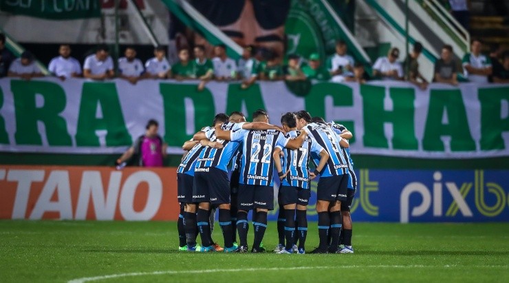 Foto: Lucas Uebel/Grêmio/Divulgação - Grêmio não saiu do 0x0 com a Chapecoense na Arena Condá (SC)