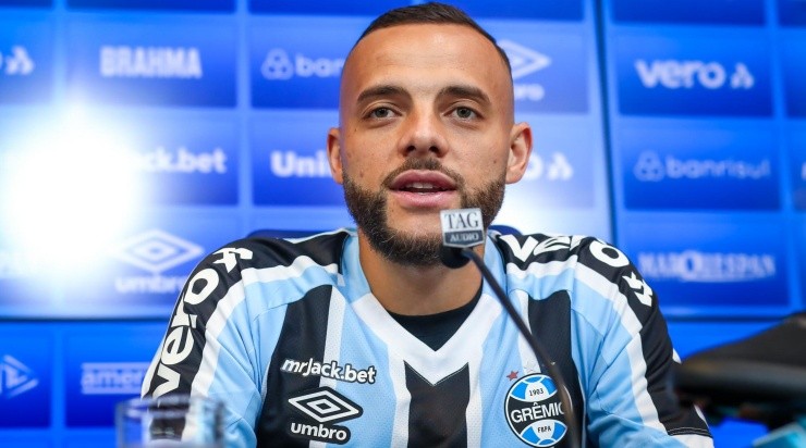 Foto: Lucas Uebel/Grêmio/Divulgação - Guilherme: optou por fechar com o rival do Colorado