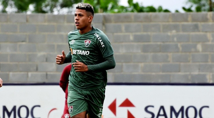 Foto: Mailson Santana/Fluminense FC/Divulgação - Matheus Martins: jovem está na mira do futebol italiano