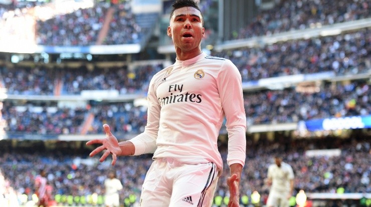 Foto: Denis Doyle/Getty Images/Espanha - Casemiro: volante não pensa em deixar o Real Madrid