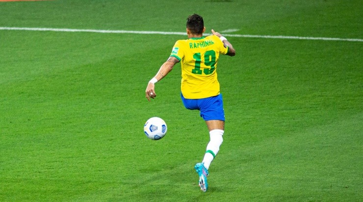 Alessandra Torres/AGIF - Raphinha pela Seleção. Alessandra Torres/AGIF - Raphinha pela Seleção.