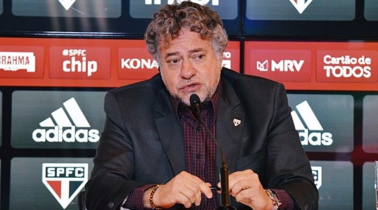 Foto: Érico Leonan / saopaulofc.net / Divulgação - Julio Casares: presidente se manifestou sobre o futuro da dupla