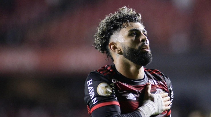 Foto: Alan Morici/AGIF - Gabigol marcou nos dois últimos jogos contra o São Paulo. 