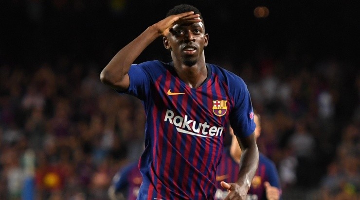 Foto: Alex Caparros/Getty Images/Espanha - Dembélé: vive bom momento com a camisa do Barcelona