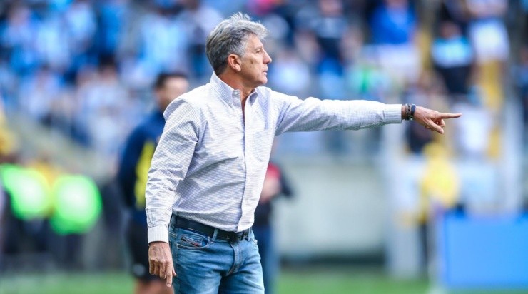 Foto: Lucas Uebel/Grêmio/Divulgação - Renato Portaluppi: técnico está em alta com a torcida gremista