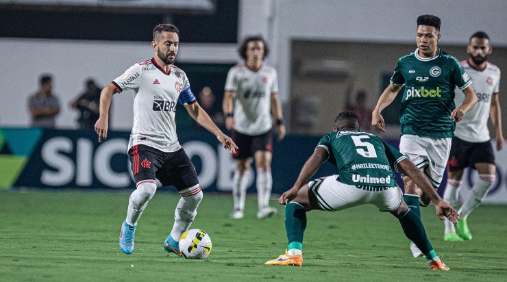  Foto: Isabela Azine/AGIF - Goiás segurou o Flamengo.