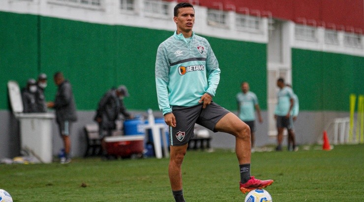 Foto: Lucas Merçon/Fluminense FC/Divulgação - Calegari: jovem deve voltar a ser titular do Flu Foto: Lucas Merçon/Fluminense FC/Divulgação - Calegari: jovem deve voltar a ser titular do Flu