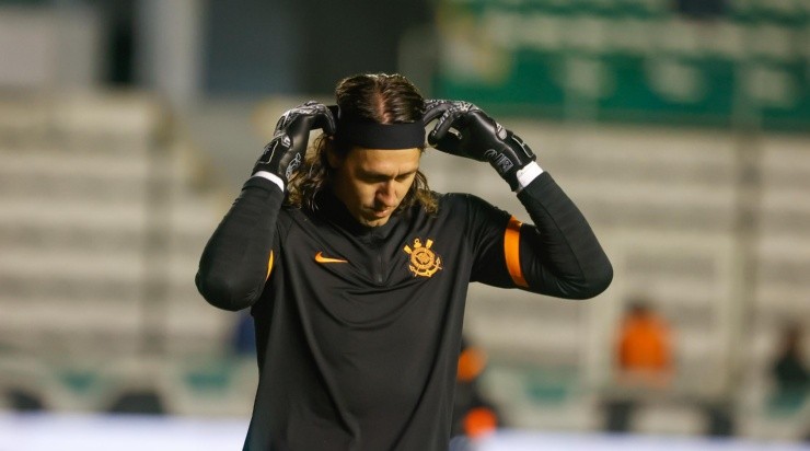 Luiz Erbes/AGIF - Cássio pelo Corinthians. 