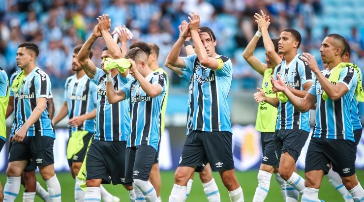 Foto: Lucas Uebel/Grêmio/Divulgação - Após empate com Bahia, Tricolor agradeceu o apoio da torcida
