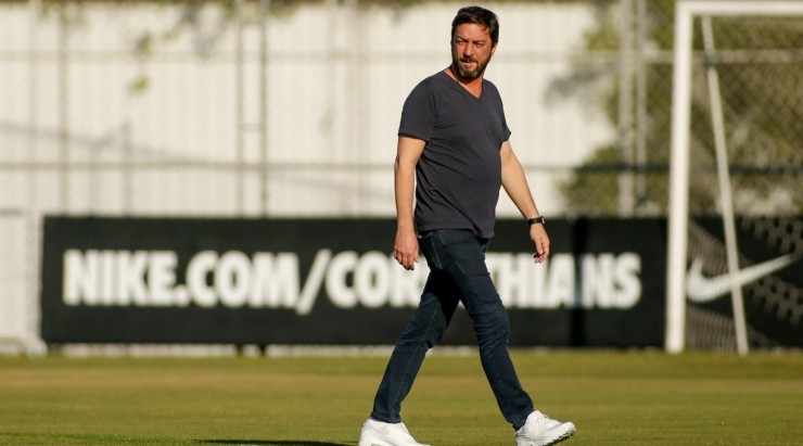 Foto: Rodrigo Coca/ Agência Corinthians - Torcida do Flamengo não curtiu essa visita de Duílio.