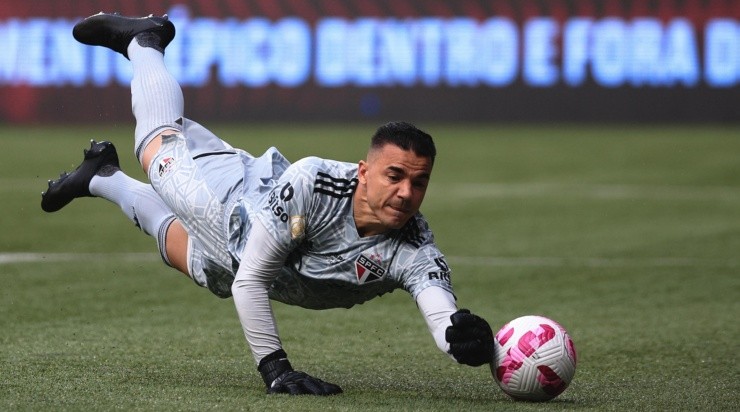 Foto: Ettore Chiereguini/AGIF - No clássico com o Palmeiras, Felipe Alves defendeu até um pênalti