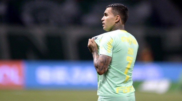 Foto: Alan Morici/AGIF - Dudu fez um golaço neste sábado Foto: Alan Morici/AGIF - Dudu fez um golaço neste sábado