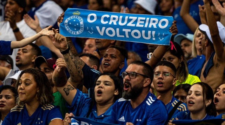  Foto: Alessandra Torres/AGIF - Torcida do Cruzeiro compareceu em peso ao estádio em 2022.