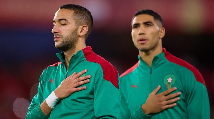 Foto: Fran Santiago/Getty Images - Ziyech e Hakimi são as esperanças do povo marroquino.