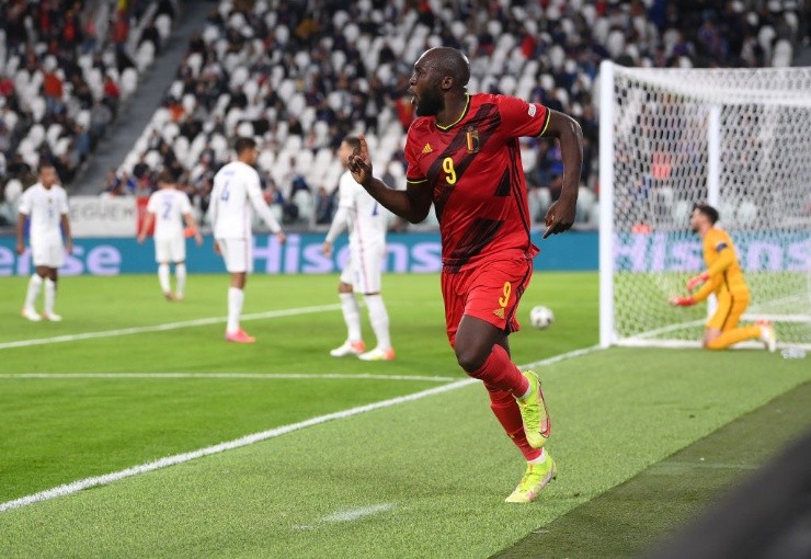 Laurence Griffiths/Getty Images/ Lukaku em campo pela Bélgica. 