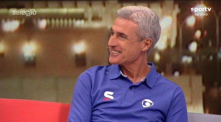 Foto: Reprodução/SporTV - Luís Castro: técnico do Botafogo virou comentarista durante a Copa do Mundo