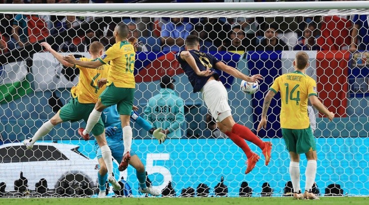Foto: Buda Mendes/Getty Images - Giroud marcou duas vezes na partida contra a Austrália. 