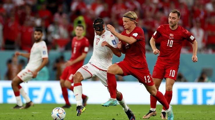 Photo by Lars Baron/Getty Images - Com empate diante da Tunísia, Dinamarca ainda busca classificação na Copa do Mundo