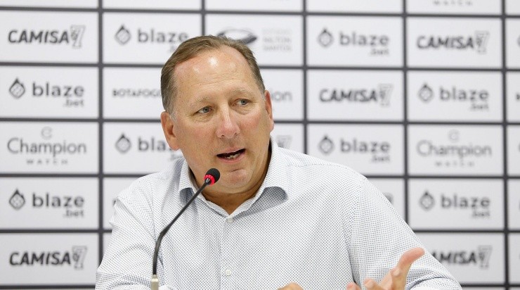 Foto: Vitor Silva/Botafogo/Divulgação - Textor: investidor foi elogiado pelo presidente