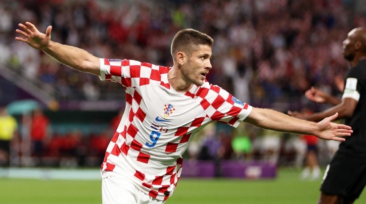(Photo by Dean Mouhtaropoulos/Getty Images) - Kramaric fez o primeiro gol da Croácia. (Photo by Dean Mouhtaropoulos/Getty Images) - Kramaric fez o primeiro gol da Croácia.