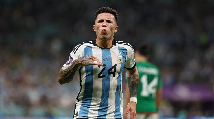 Foto: Dean Mouhtaropoulos/Getty Images/Catar - Enzo Fenández: na mira do Real Madrid