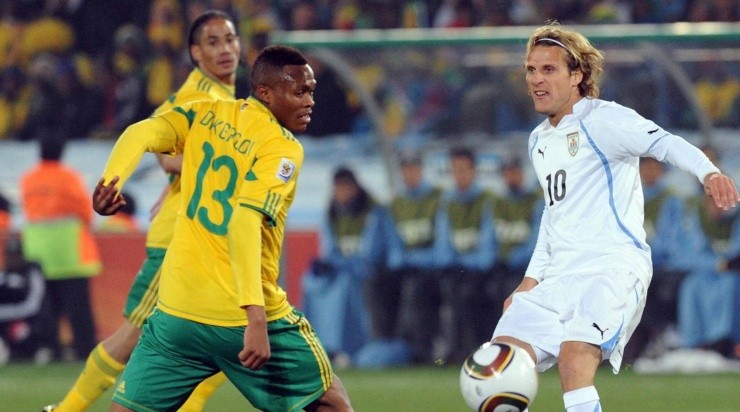 Foto: Peter Heeger/Gallo Images/Getty Images - Grande jogo da Celeste na primeira fase foi contra a África do Sul.