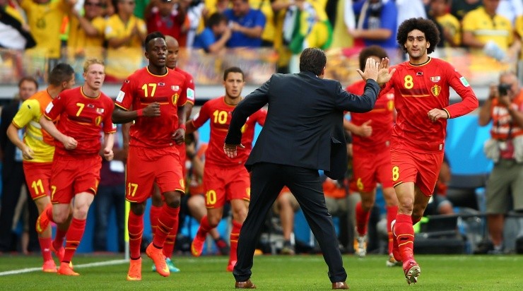 Foto: Ian Walton/Getty Images - Bélgica foi comandada por Marc Wilmots no Brasil.