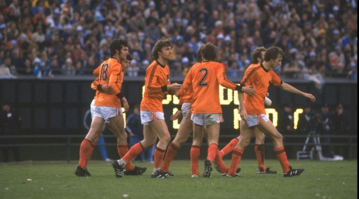 Foto:  Allsport UK /Allsport - Argentina e Países Baixos decidiram a Copa do Mundo de 1978. 