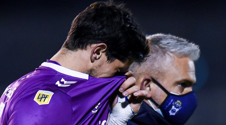 Marcelo Endelli / Correspondente / Getty Images - Rodrigo Rey, goleiro. Marcelo Endelli / Correspondente / Getty Images - Rodrigo Rey, goleiro.