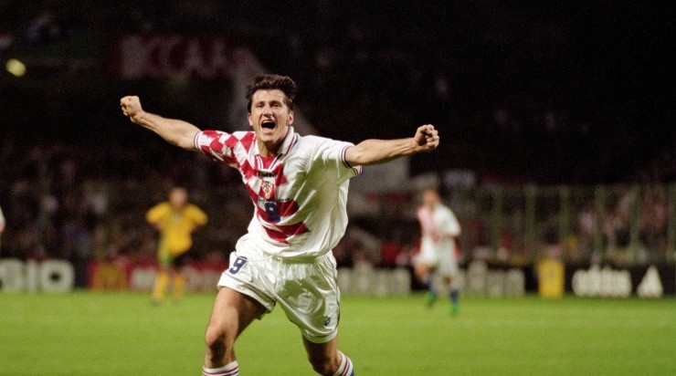 Foto: Allsport/Getty Images - Suker marcou seis gols naquele Mundial.