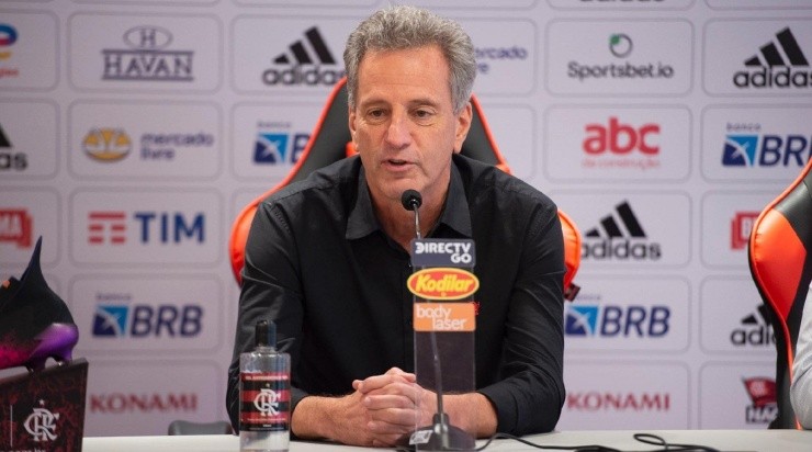 Foto: Alexandre Vidal/Flamengo - Landim pode confirmar mais um sucesso em negociações. Foto: Alexandre Vidal/Flamengo - Landim pode confirmar mais um sucesso em negociações.