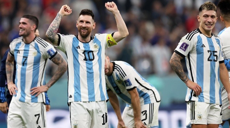 Foto: Clive Brunskill/Getty Images - Messi se tornou o argentino com mais gols em Mundiais.