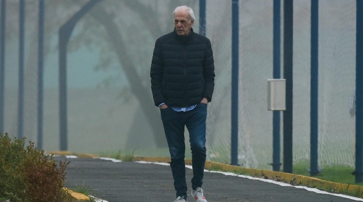 Foto: Marcelo Endelli/Getty Images - Menotti em treino da Argentina em 2019.