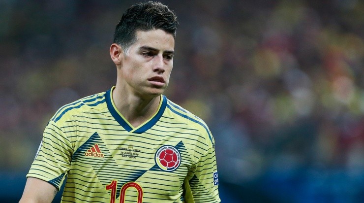 Marcello Zambrana/AGIF - James pela seleção da Colômbia. 