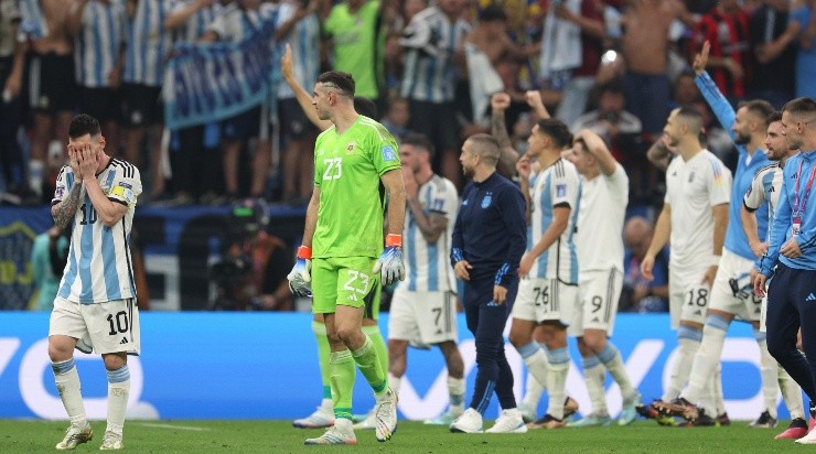 Foto: Richard Heathcote/Getty Images - Messi foi o personagem da Argentina no mata-mata até aqui,