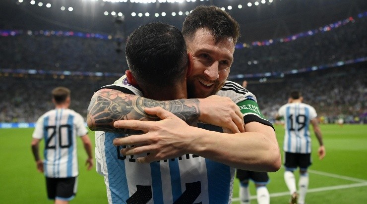 Foto: Dan Mullan/Getty Images - Messi e Di María são os grandes talentos da Argentina.