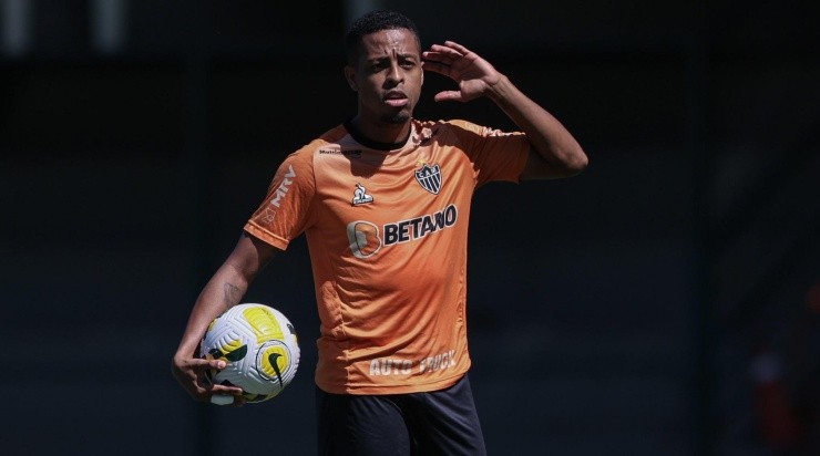 Foto: Pedro Souza / Atlético / Divulgação - Keno: ex-atacante do Atlético fechou com o Fluminense Foto: Pedro Souza / Atlético / Divulgação - Keno: ex-atacante do Atlético fechou com o Fluminense